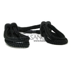Основное фото Наручники Japanese Silk Love Rope Ankle Cuffs чёрные