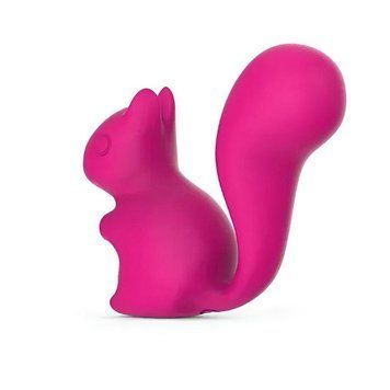 Основное фото Мини-вибратор в виде белочки Every Night Toys Debbie розовый 7,2 см
