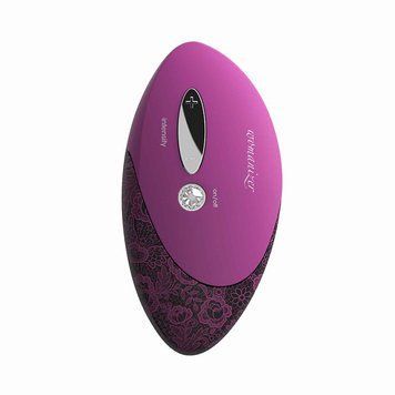 Основное фото Вакуумный стимулятор для клитора Womanizer W-500 фиолетовый с цветочным узором 12 см