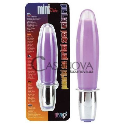 Основное фото Клиторальный вибратор Mini Vibe фиолетовый 8 см