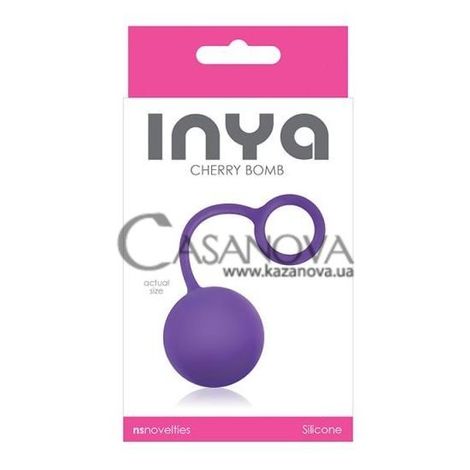 Основное фото Вагинальный шарик Inya Cherry Bomb фиолетовый