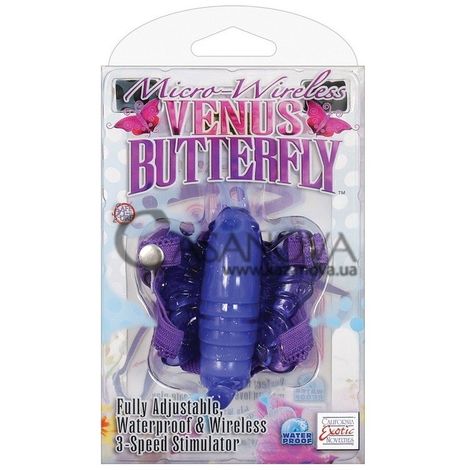 Основне фото Кліторальний віброметелик Micro-Wireless Venus Butterfly фіолетовий
