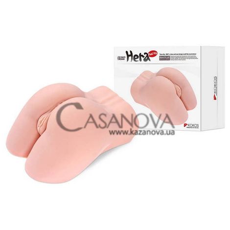 Основное фото Искусственная вагина и анус Kokos Hera Hip Real телесная