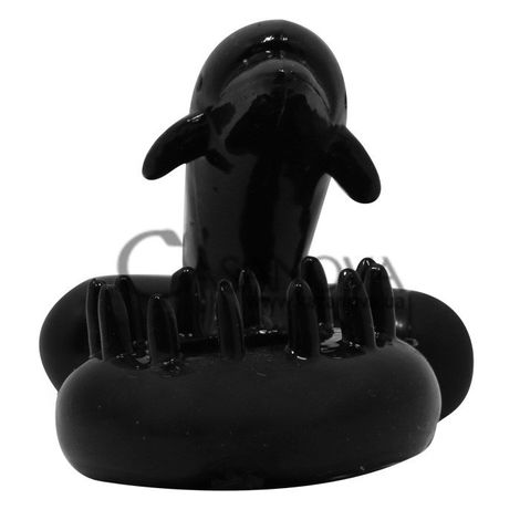 Основное фото Кольцо-стимулятор Sweet Ring Black Dolphin чёрное