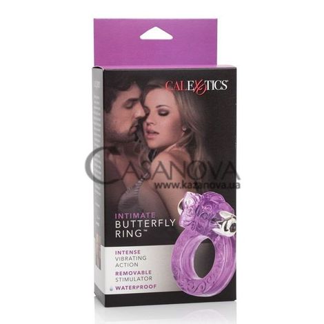 Основное фото Виброкольцо-стимулятор Intimate Butterfly Ring фиолетовое