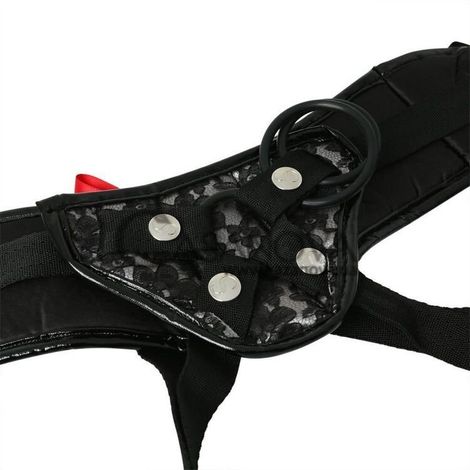 Основное фото Трусы для страпона Sportsheets Platinum Lace Corset Strap-On чёрные