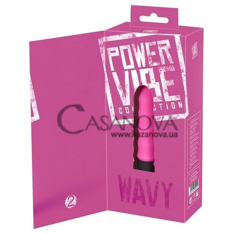 Основне фото Вібратор Power Vibe Collection Wavy рожевий 9,7 см