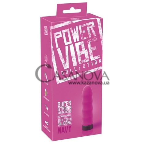 Основное фото Вибратор Power Vibe Collection Wavy розовый 9,7 см