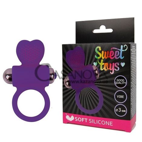 Основное фото Эрекционное виброкольцо Sweet Toys Soft Silicone ST-40133-5 фиолетовое