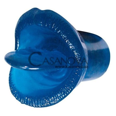 Основне фото Кліторальний вібратор язик Lick It синій 11 см