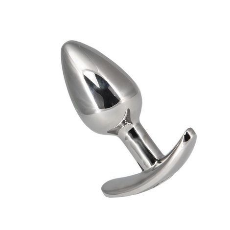 Основне фото Анальна пробка без вібрації + віброкуля Sneaky Luxurious Stainless Steel срібляста 6 см