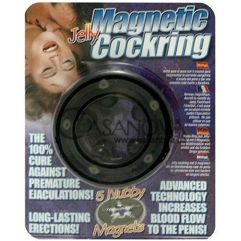Основне фото Ерекційне кільце Magnetic Jelly Cockring сіре