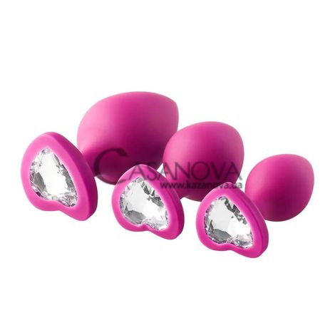Основне фото Набір анальних пробок Flirts Dream Toys рожевий