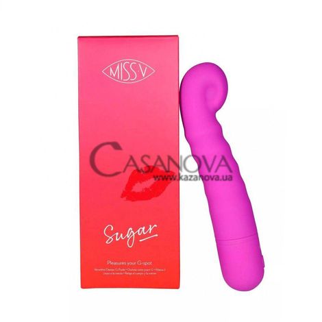 Основное фото Вибратор для точки G Miss V Sugar фиолетовый 18,8 см