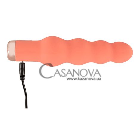 Основное фото Вибратор You2Toys Peachy Mini Beads Vibrator оранжевый 16,5 см