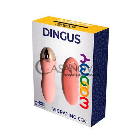Основне фото Віброяйце Wooomy Dingus Vibration Egg помаранчеве