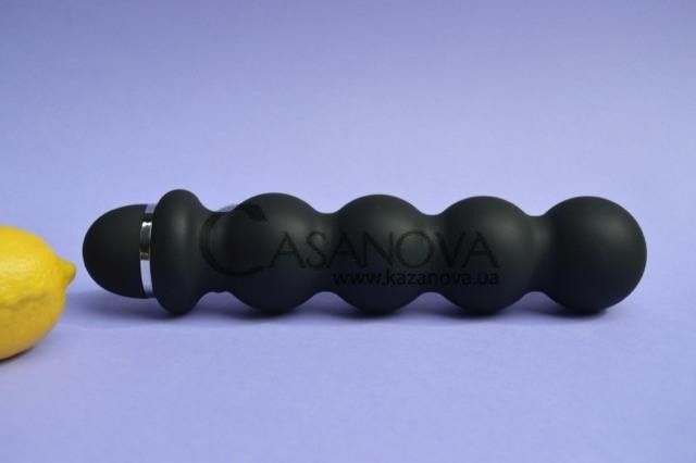 Основне фото Анальний стимулятор Tom of Finland Stacked Ball 5X Vibe чорний 24,1 см