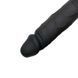 Дополнительное фото Двухсторонний фаллоимитатор Easytoys Silicone double end dildo чёрный 30 см
