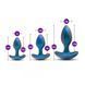 Дополнительное фото Набор анальных пробок Blush Anal Adventures Matrix Cosmos Plug Kit синий