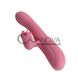 Дополнительное фото Rabbit-вибратор с вращающимся стимулятором клитора Lybaile Pretty Love Gina розовый 20,5 см