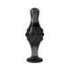Дополнительное фото Стеклянный фаллоимитатор LoveToy Glass Romance Dildo чёрный 11,3 см
