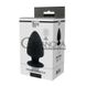Дополнительное фото Термоактивная анальная пробка Dream Toys Premium Silicone Plug L чёрная 13 см