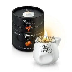 Основне фото Масажна свічка Plaisirs Secrets Bougie Massage Candle Peach персик 80 мл