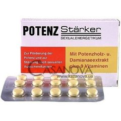 Основное фото Возбуждающие таблетки Potenz Starker для мужчин 30 шт