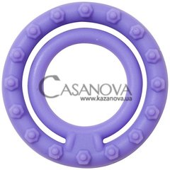 Основне фото Подвійне ерекційне кільце Stimu Ring фіолетове