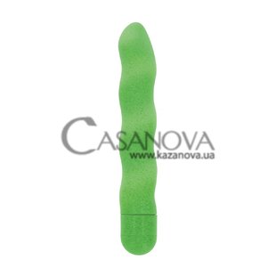 Основне фото Вагінальний вібратор Fuck Green Wave Vibrator зелений 18 см