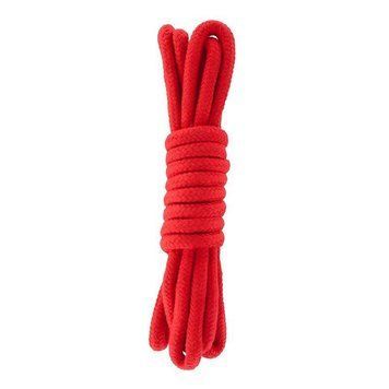 Основное фото Верёвка для бондажа Bondage Rope красная 3 м