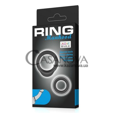 Основне фото Набір ерекційних кілець Ring Manhood BI-0515 чорний
