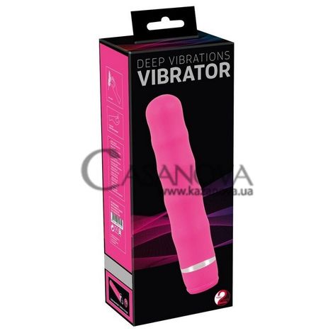 Основное фото Вибратор Deep Vibrations Vibrator розовый 21 см