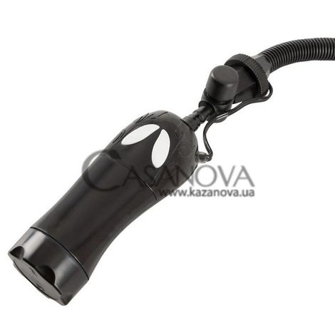 Основное фото Надувная анальная пробка с вибрацией Inflatable Vibrating Butt Plug чёрная 17 см