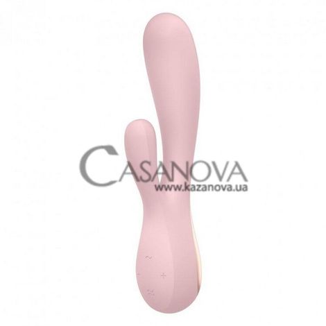 Основне фото Rabbit-вібратор Satisfyer Mono Flex рожевий 20 см