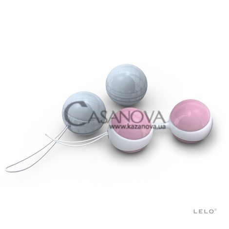 Основне фото Кульки Lelo Luna Beads Mini рожеві та блакитні