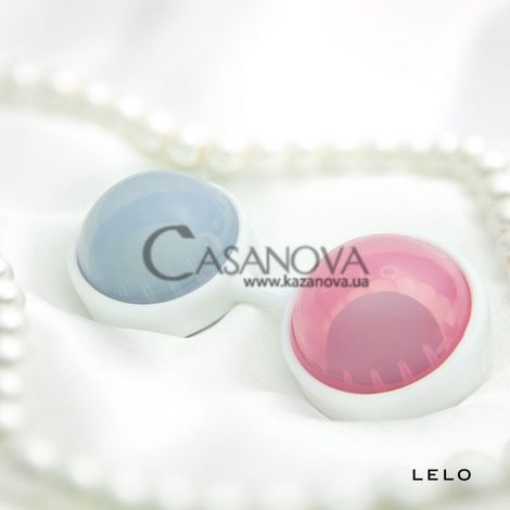 Основне фото Кульки Lelo Luna Beads Mini рожеві та блакитні