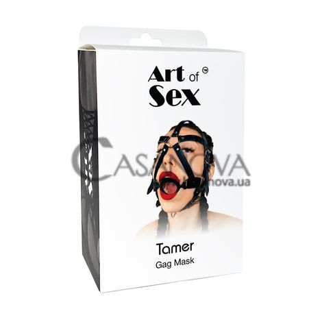 Основное фото Маска с кляпом Art of Sex Tamer Gag Mask чёрная