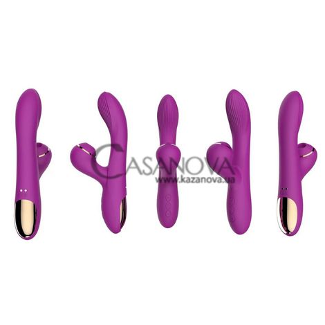 Основное фото Rabbit-вибратор Air Pulsing Messenger Boss Series фиолетовый 21,6 см