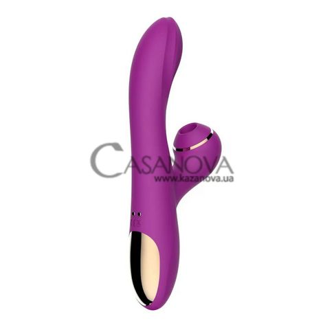 Основне фото Rabbit-вібратор Air Pulsing Messenger Boss Series фіолетовий 21,6 см