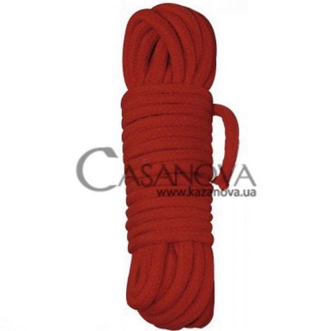 Основне фото Тонка мотузка Shibari Bondage Rope червона 10 м