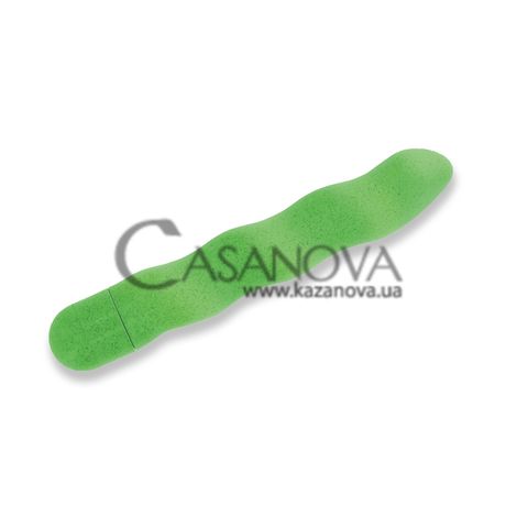 Основне фото Вагінальний вібратор Fuck Green Wave Vibrator зелений 18 см