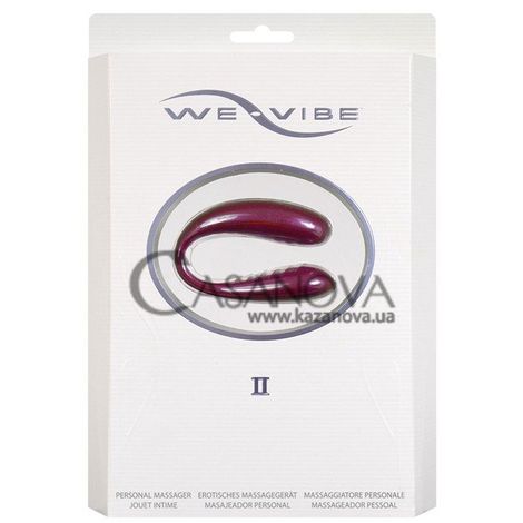 Основне фото Вібратор для двох We-Vibe II Rudy вишневий 8 см