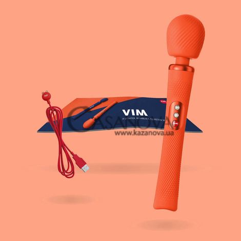 Основное фото Вибратор-микрофон Fun Factory VIM оранжевый 31,3 см