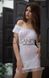 Дополнительное фото Эротическое платье SoftLine Monica белое