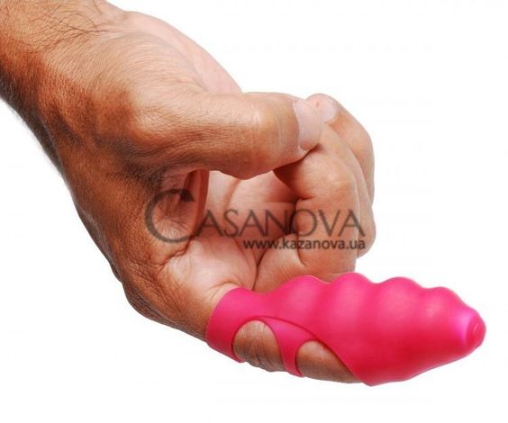 Основне фото Вібронасадка на палець Finger Bang-her Vibe рожева