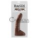 Дополнительное фото Фаллоимитатор Basix Rubber Works Fat Boy коричневый 24,8 см