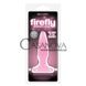 Дополнительное фото Анальная пробка с присоской Firefly Pleasure Plug розовая 8,1 см