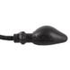 Додаткове фото Надувна анальна пробка з вібрацією Inflatable Vibrating Butt Plug чорна 17 см