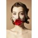 Додаткове фото Кляп-троянда Upko Rose Ball Gag червоно-чорний